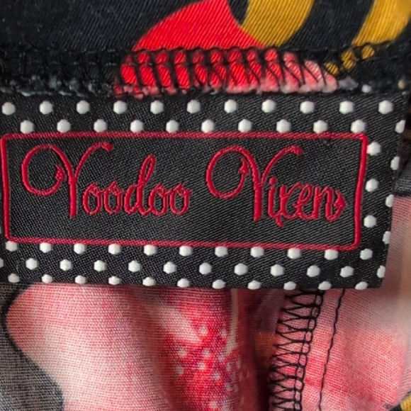 Voodoo Vixen Tropical Floral Print Fit and Flare Dress - Picture 7 of 10